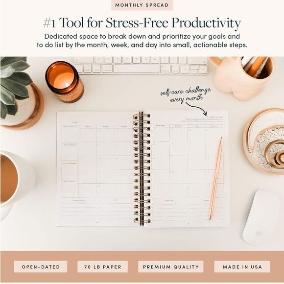 Simple Blue and Gold Design Planner new color is moon - Picture 15 of 15